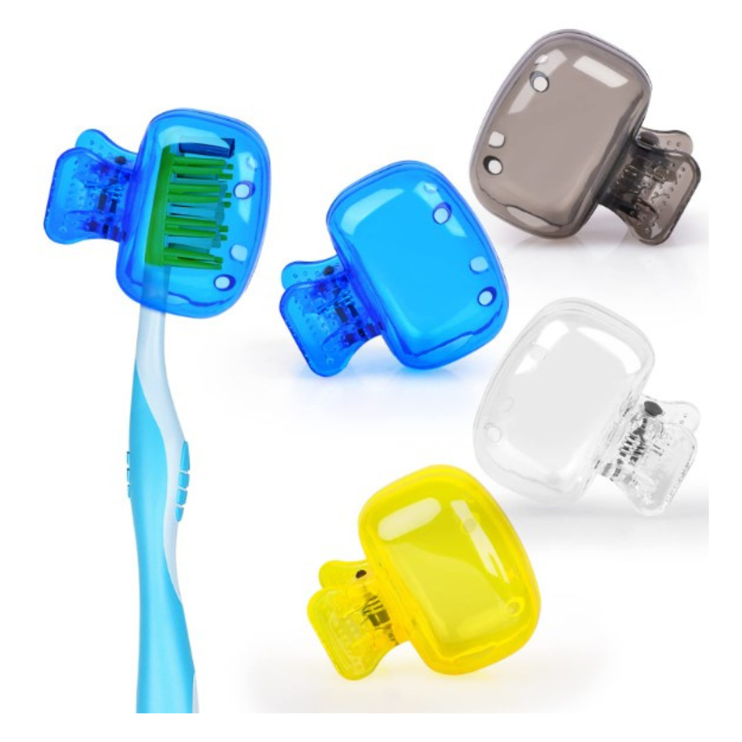 GARDEZ VOTRE BROSSE A DENTS A L ABRIS DES MICROBES GRACE AU CAPUCHON PROTECTEUR ANTIBACTERIEN